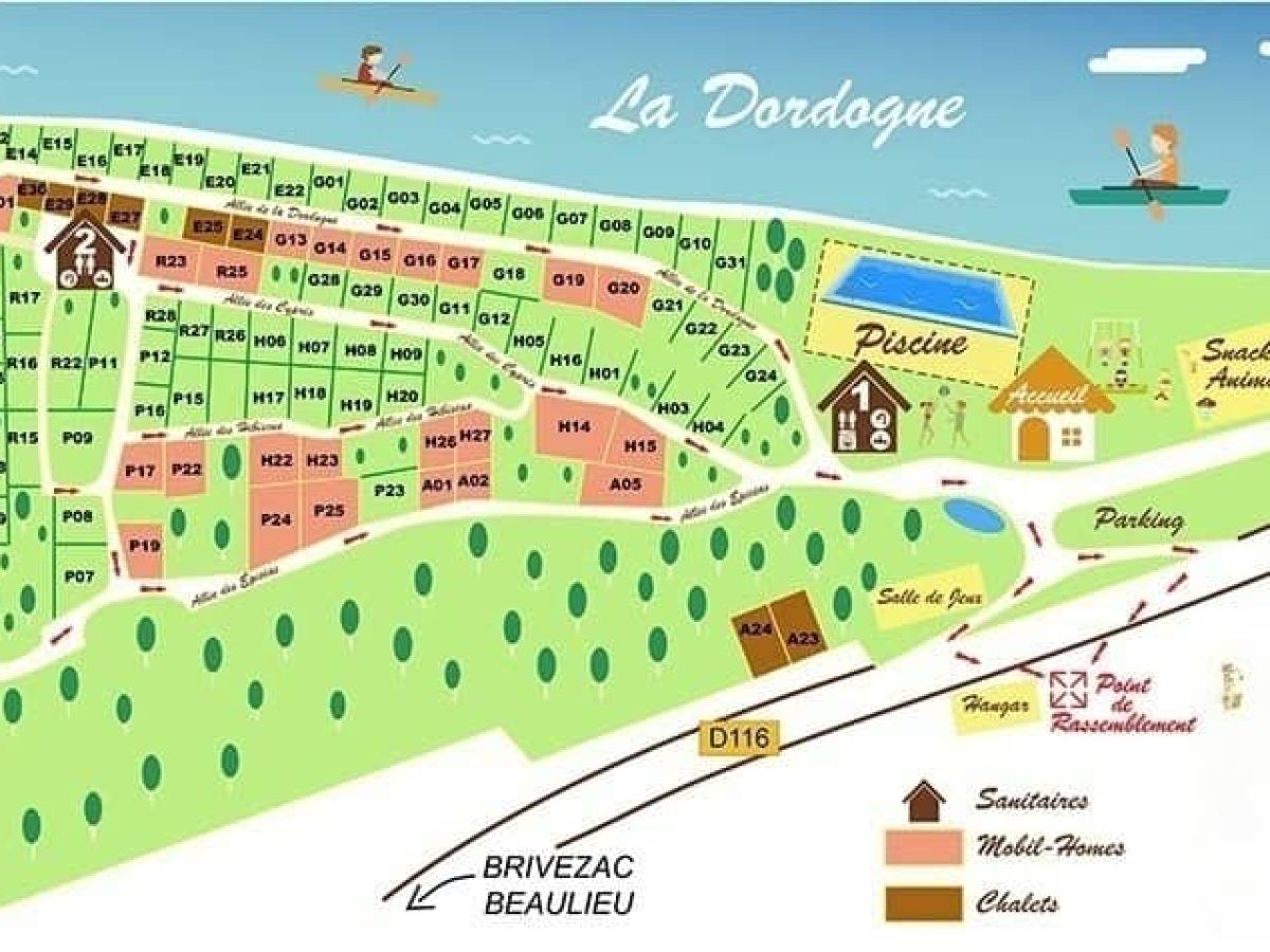 À Vendre – Camping 3 étoiles de 150 emplacements à Monceaux-sur-Dordogne – Corrèze (19)
