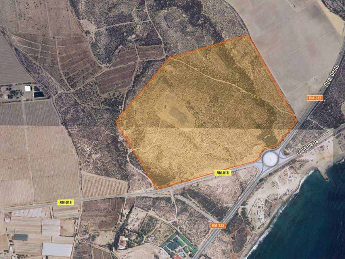 À vendre – Terrain de 6,7 hectares pour la création d’un complexe hôtelier à Águilas – Région de Murcie - Espagne