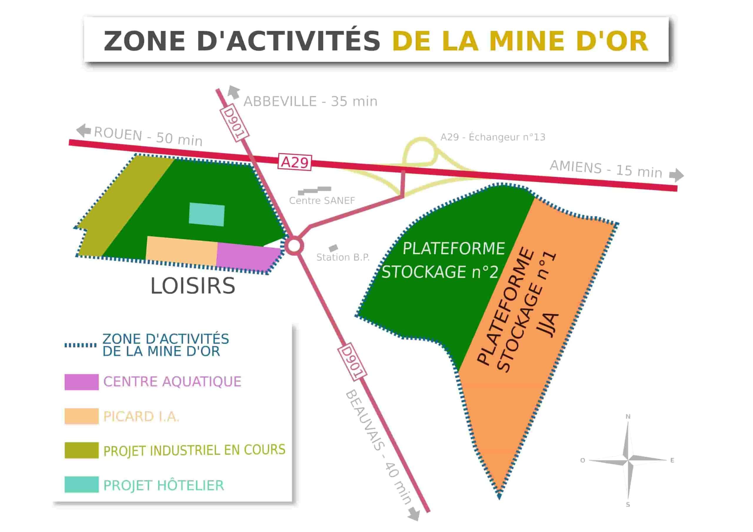 À Vendre – Terrain de 4 000 m² à vocation hôtelière dans une ZAC à Croixrault - Somme (80)